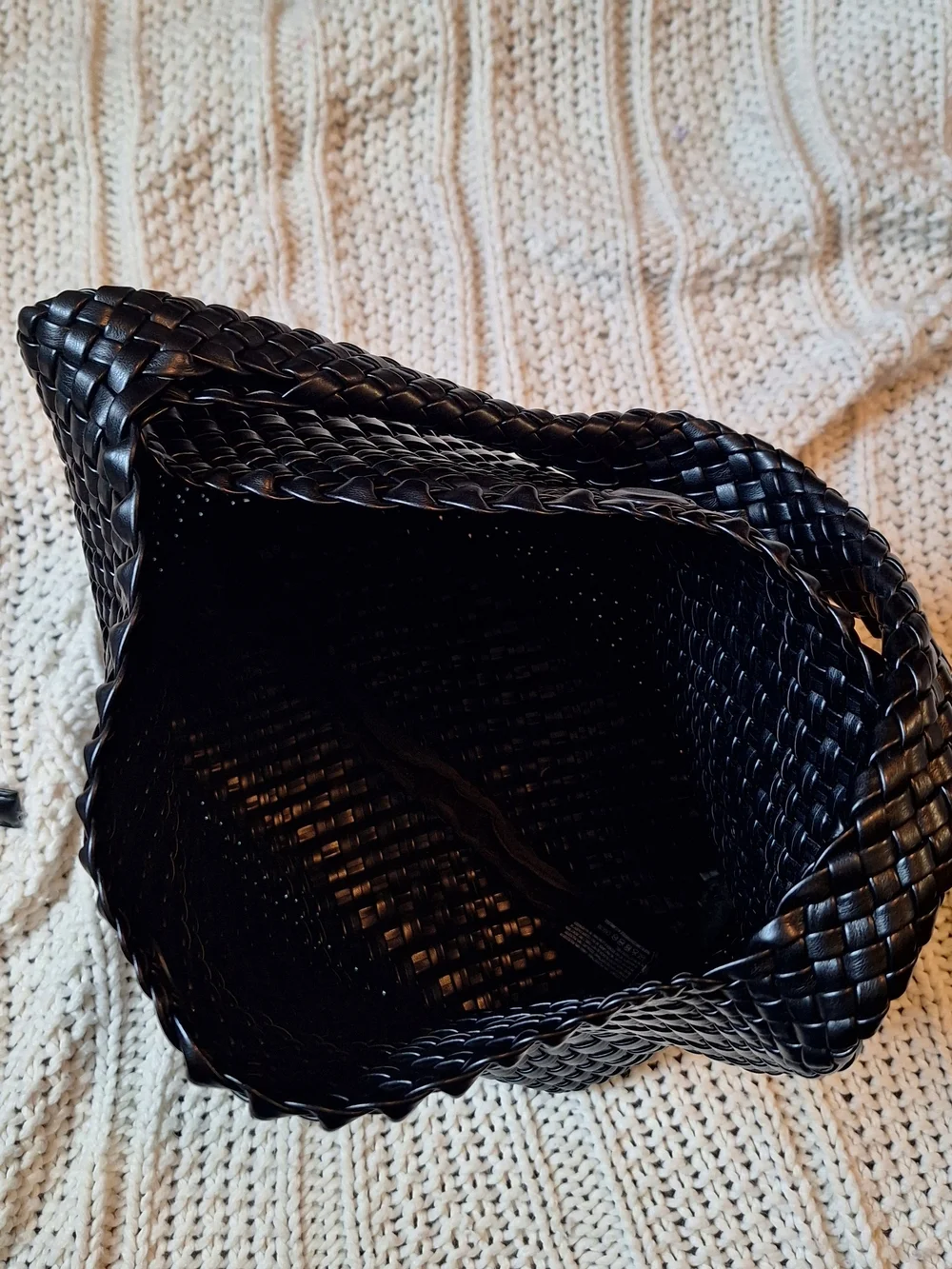 Rachel Zoe Black Woven Hobo with Wristlet NWOT